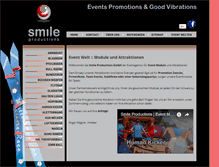 Tablet Screenshot of event-module.ch
